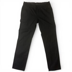 Jos A Bank Traveler Travel Tech Performance Pants Mens Size 34x32 Black Slim Fit